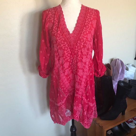 Johnny Was Embroidered Tunic - Picture 1 of 5